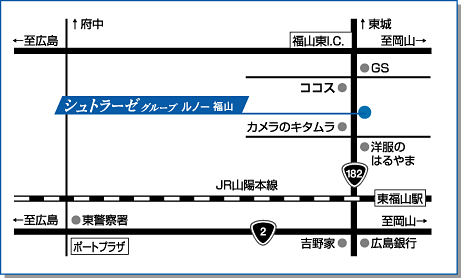 ルノー福山　詳細地図